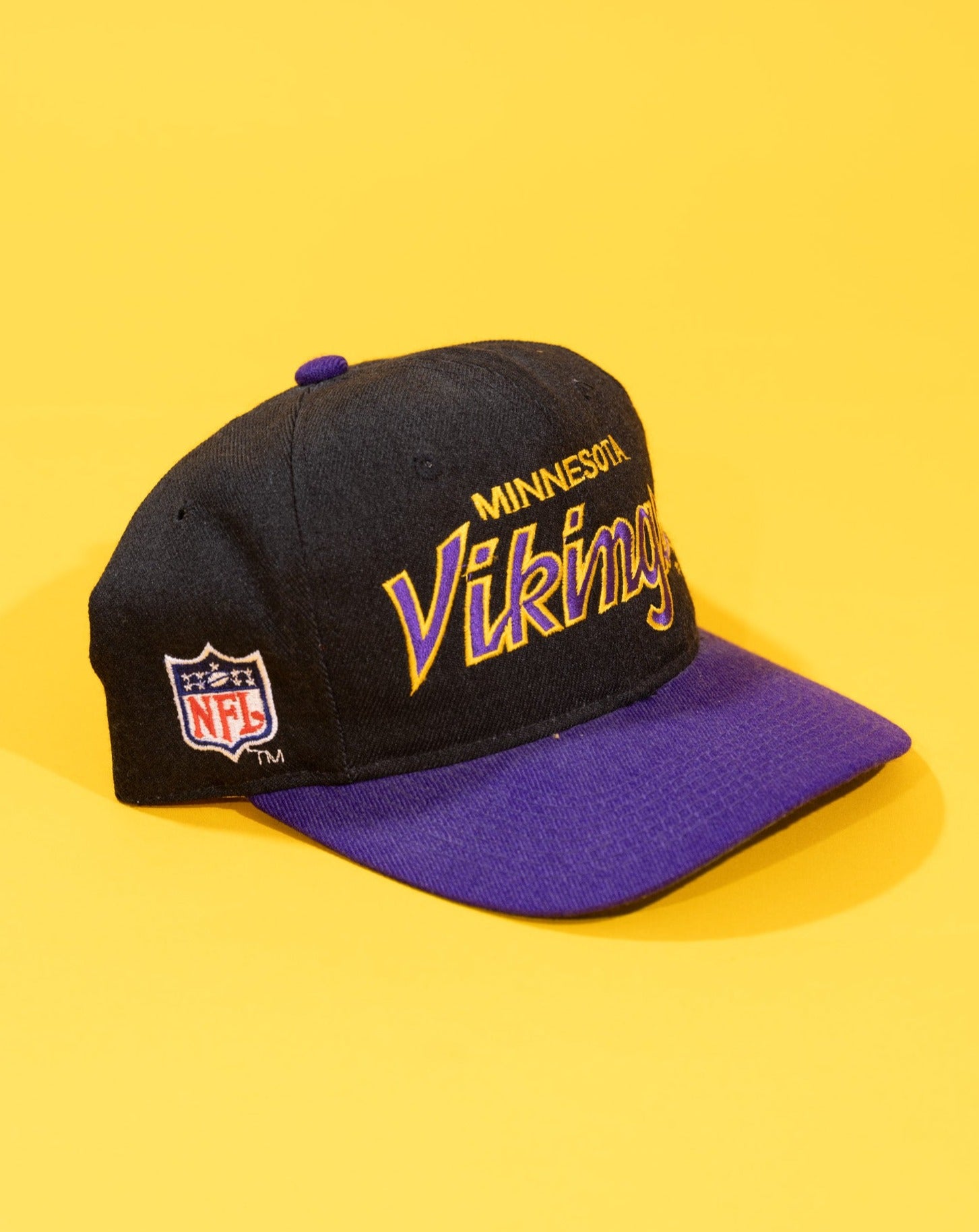 Rare Vintage 90s Minnesota Vikings Sports Specialties Snapback Hat – Retro  Candy World