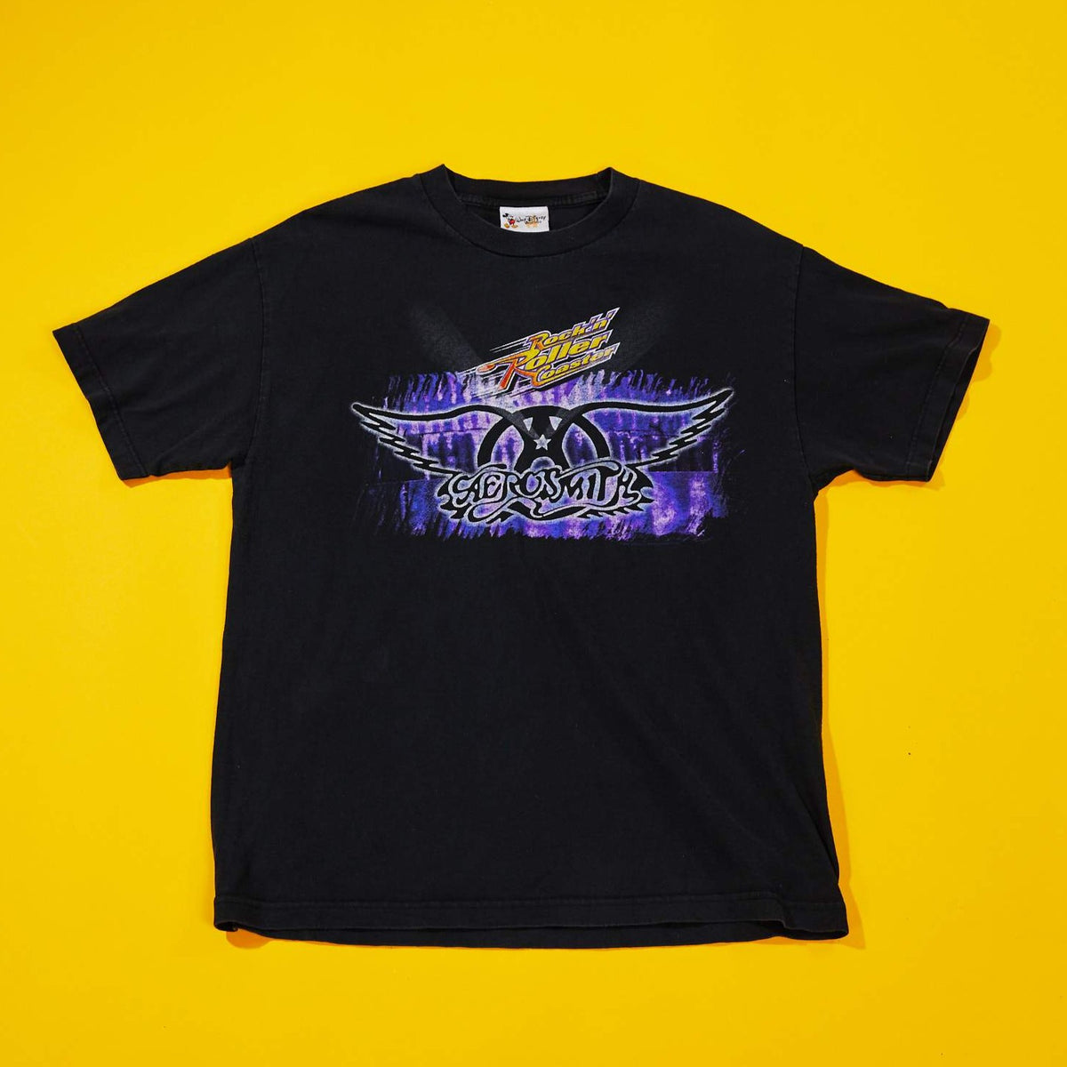 Vintage Disney Aerosmith Rock N Roller Coaster T-Shirt - TokoPyramid