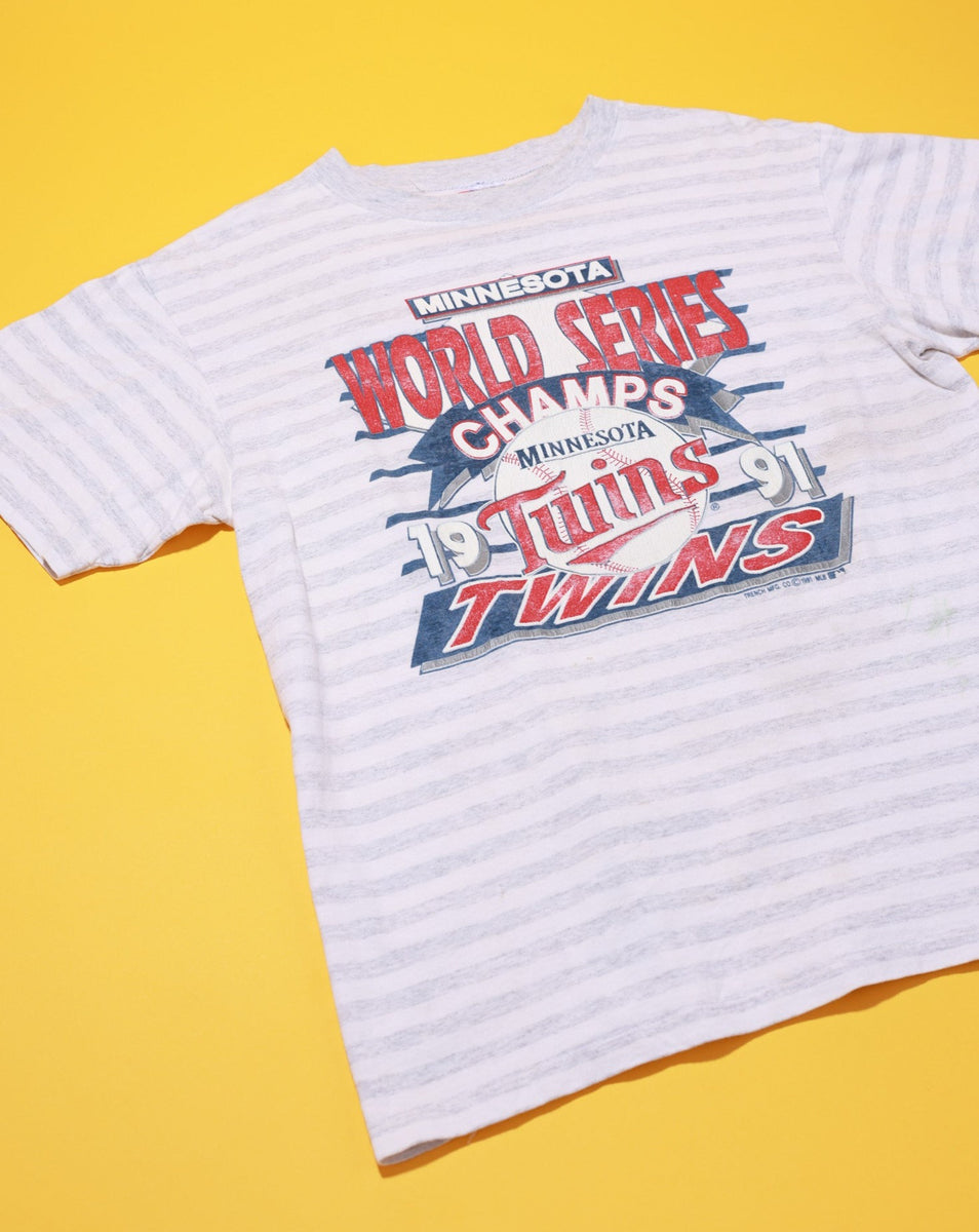 1991 Atlanta Braves World Series Champs T Shirt Single Stitch 