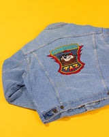 Rare Vintage 1997 Harley Davidson Taz ACME Denim Jacket