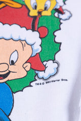 Vintage 1993 Looney Tunes Christmas Crewneck