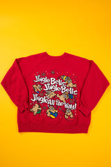 Vintage 90s Jingle Bells Bears Crewneck