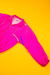 Vintage 90s Fila Neon Pink Windbreaker