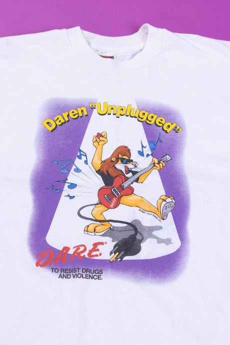 Vintage 1997 DARE Daren Unplugged T-shirt