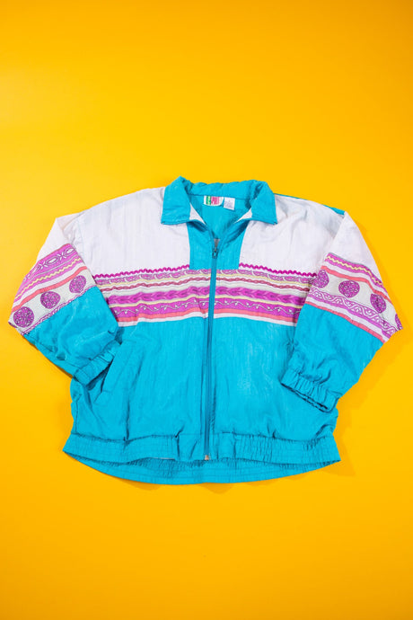 Vintage Bold Spirit Windbreaker Jacket