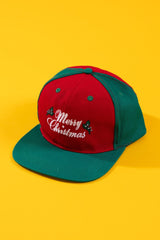 Vintage 90s Merry Christmas Snapback Hat