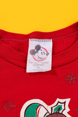 Vintage Disney Mickey Merry Christmas Crewneck