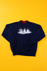 Vintage 80/90s Snowman Let It Snow Crewneck