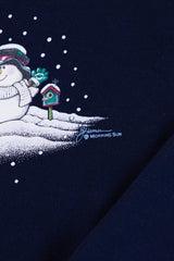 Vintage 80/90s Snowman Let It Snow Crewneck