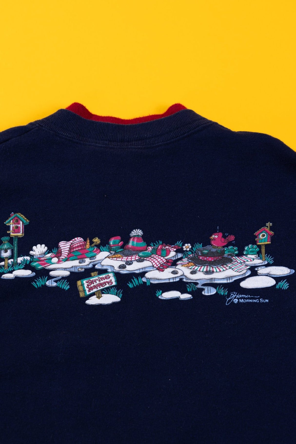 Vintage 80/90s Snowman Let It Snow Crewneck