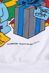 Vintage 1990 The Simpsons Christmas Crewneck