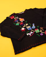 Vintage 90s Basic Editions Holiday Knitted Sweater