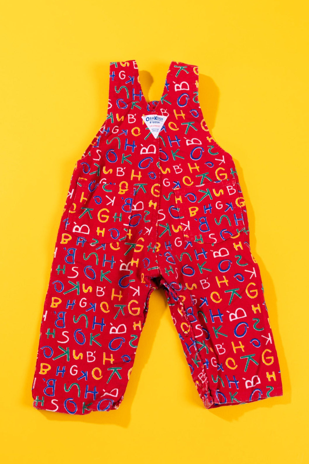 Vintage 90s OshKosh B'gosh Corduroy Overalls (Kids - 6/9Mos)