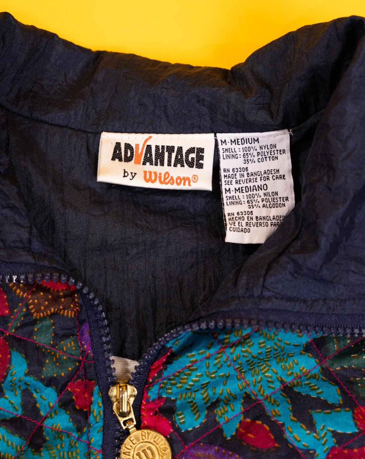 Vintage 90s Advantage by Wilson Windbreaker Jacket