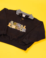 Vintage 90s Disney's Animal Kingdom Quarter Zip Crewneck Sweater