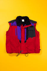 Vintage 90s Sunburst Ski School Vest