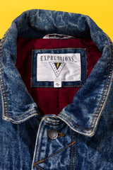 Vintage 80s Expressions Street Wise Denim Jacket