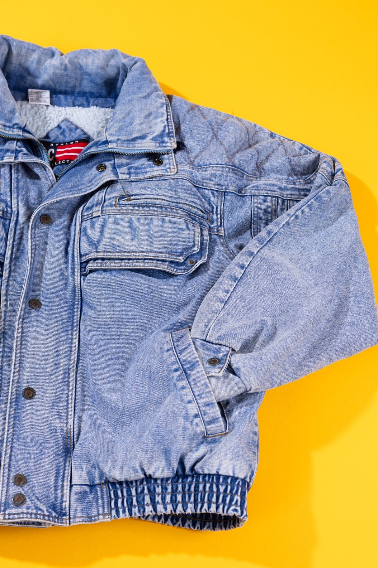 Vintage 80s Avalon Collection Denim Jacket