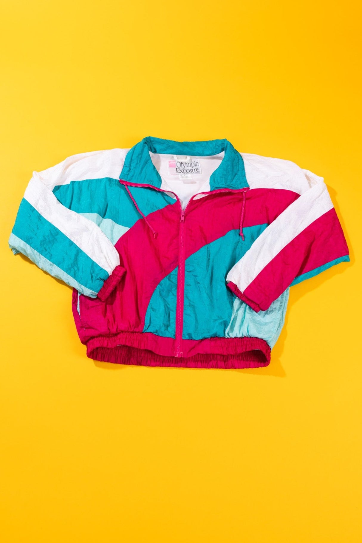 Vintage 80s Olympic Exposure Windbreaker