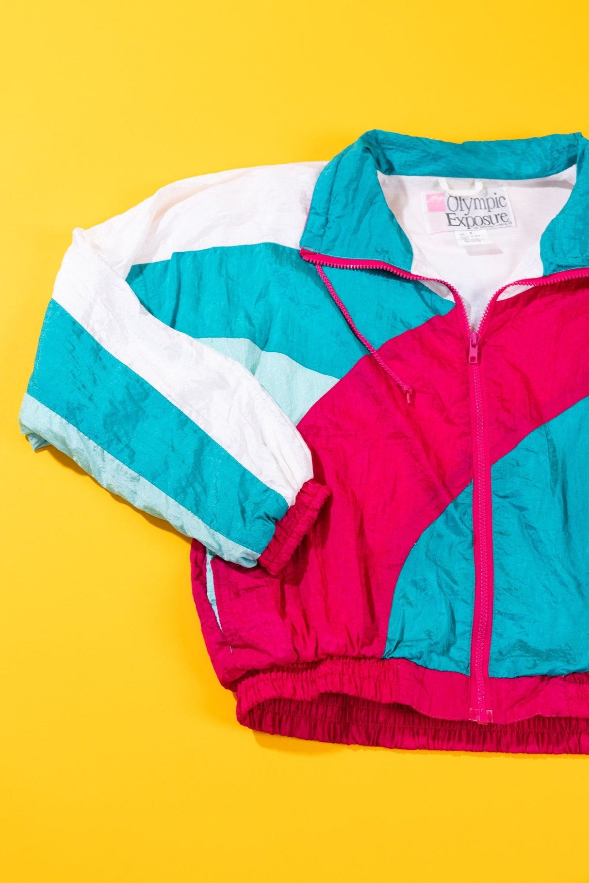 Vintage 80s Olympic Exposure Windbreaker