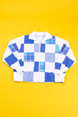 Vintage 90s Tanjay Plaid Patchwork Jacket