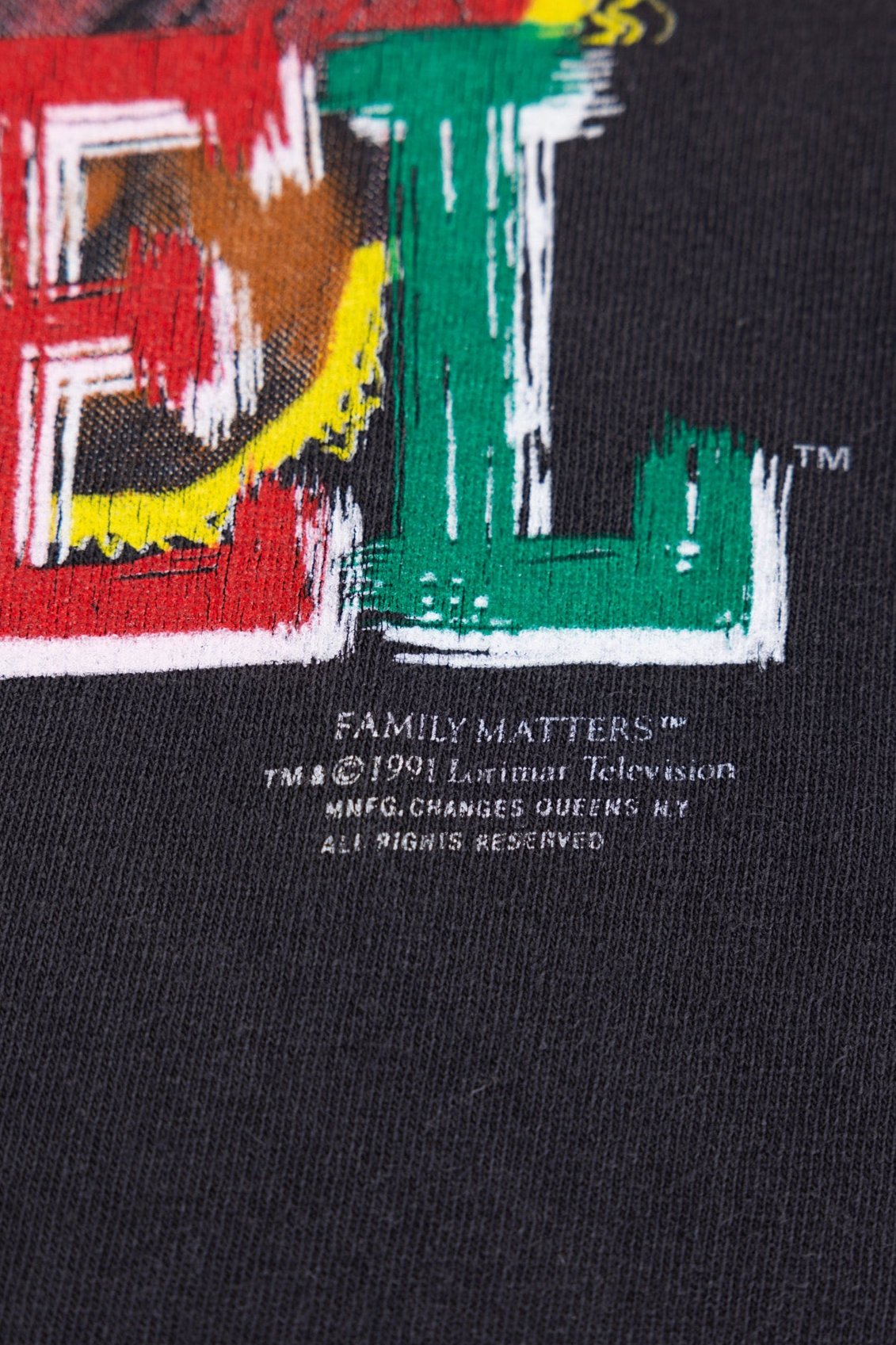 Vintage 1991 Urkel Family Matters T-shirt