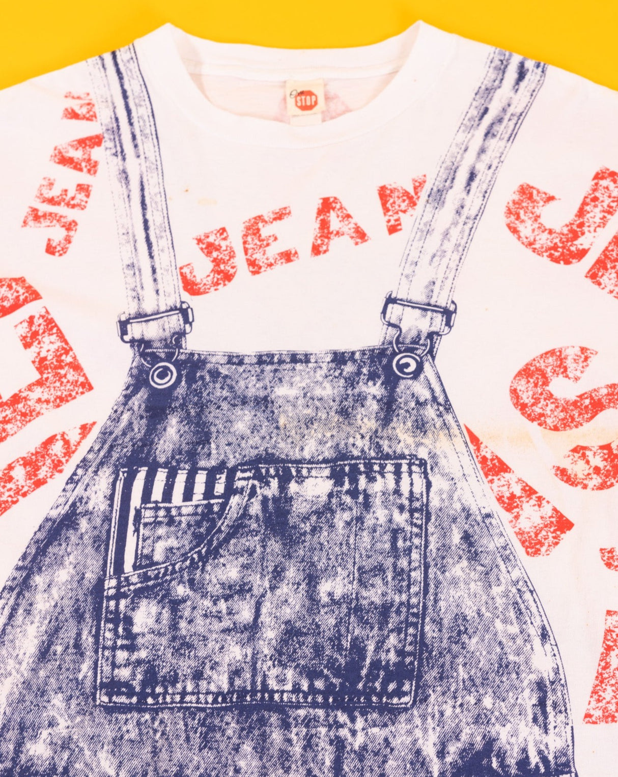 Vintage 90s Overall Jeans T-shirt