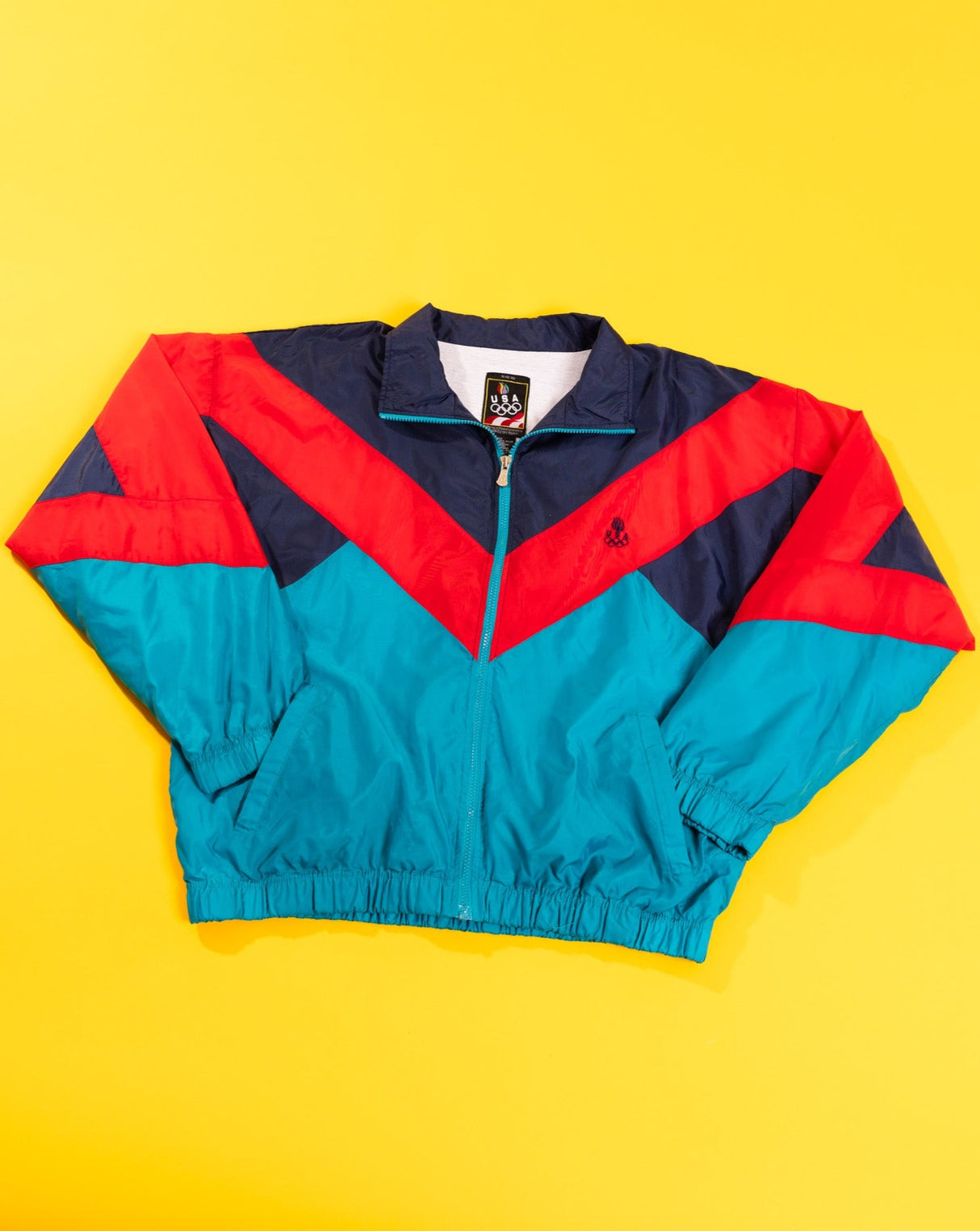 Vintage 90s USA Olympics Windbreaker Jacket