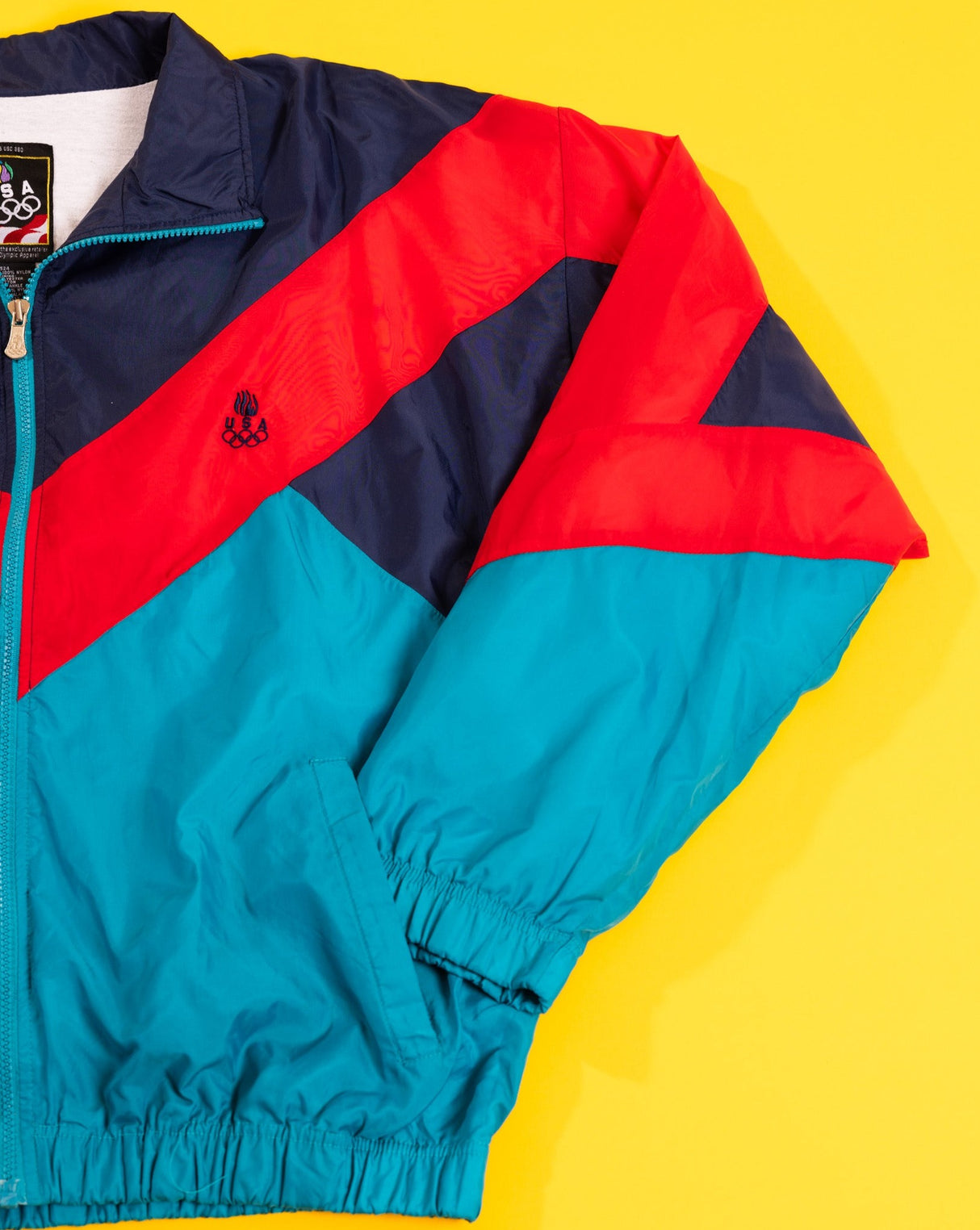 Vintage 90s USA Olympics Windbreaker Jacket