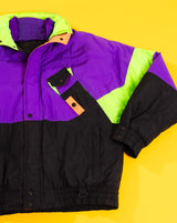 Vintage 80s Inside Edge Retro Ski Puffer Jacket