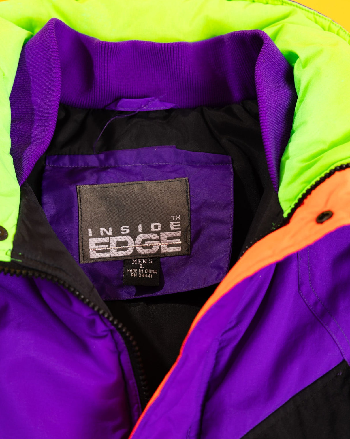 Vintage 80s Inside Edge Retro Ski Puffer Jacket