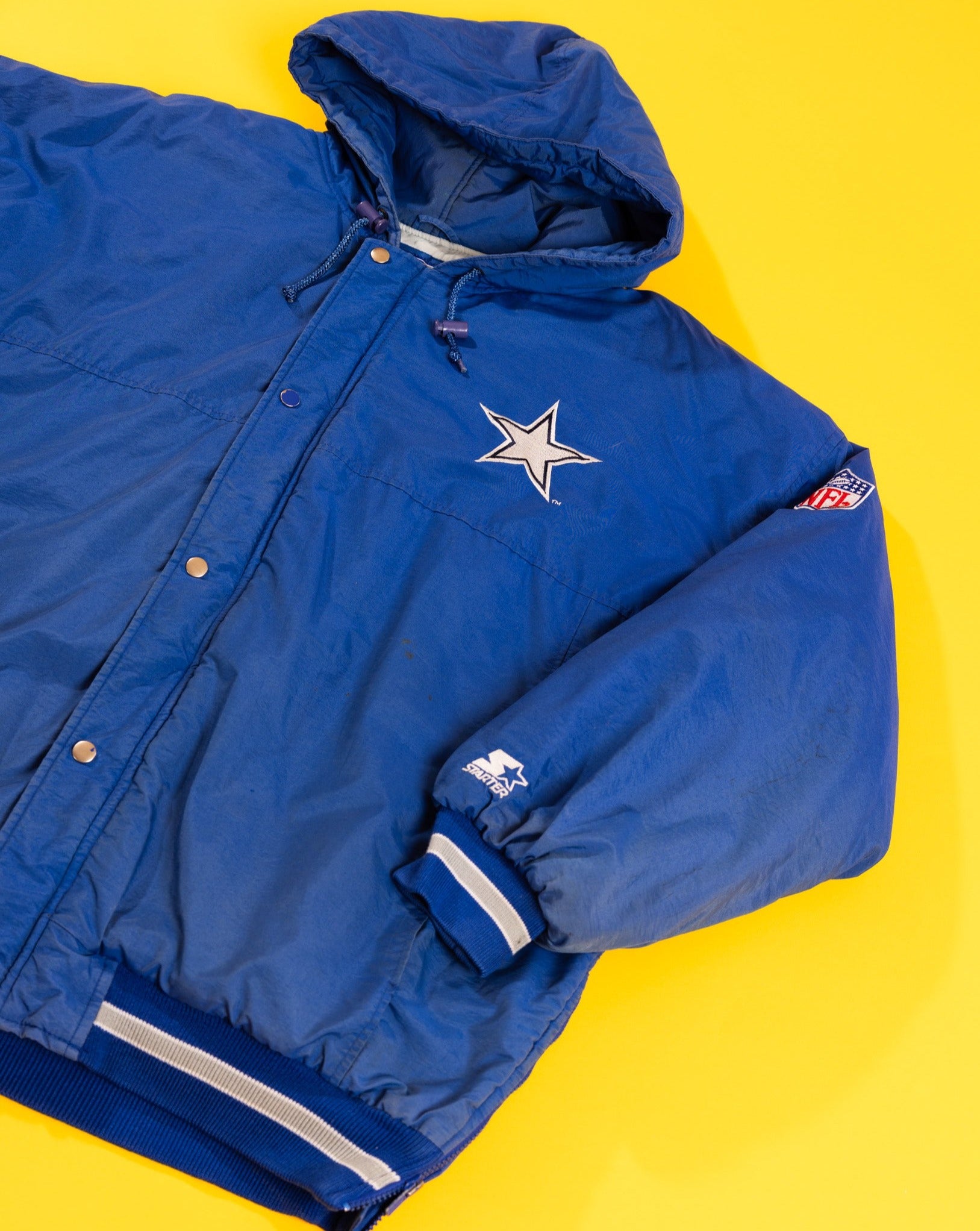 Vintage 90s Dallas Cowboys Starter Puffer Jacket – Retro Candy World