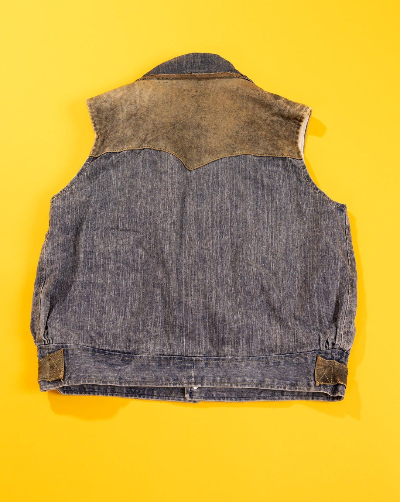 1990’s Vintage Guess textured Denim Vest unisex size L - XL sold