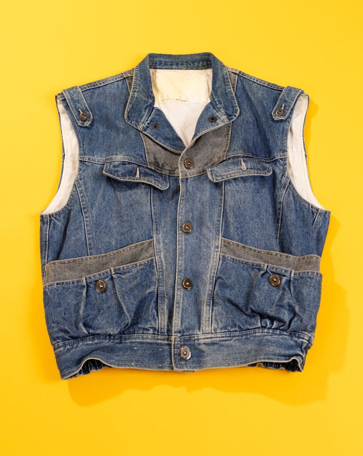 Vintage 80s Valente Denim Vest