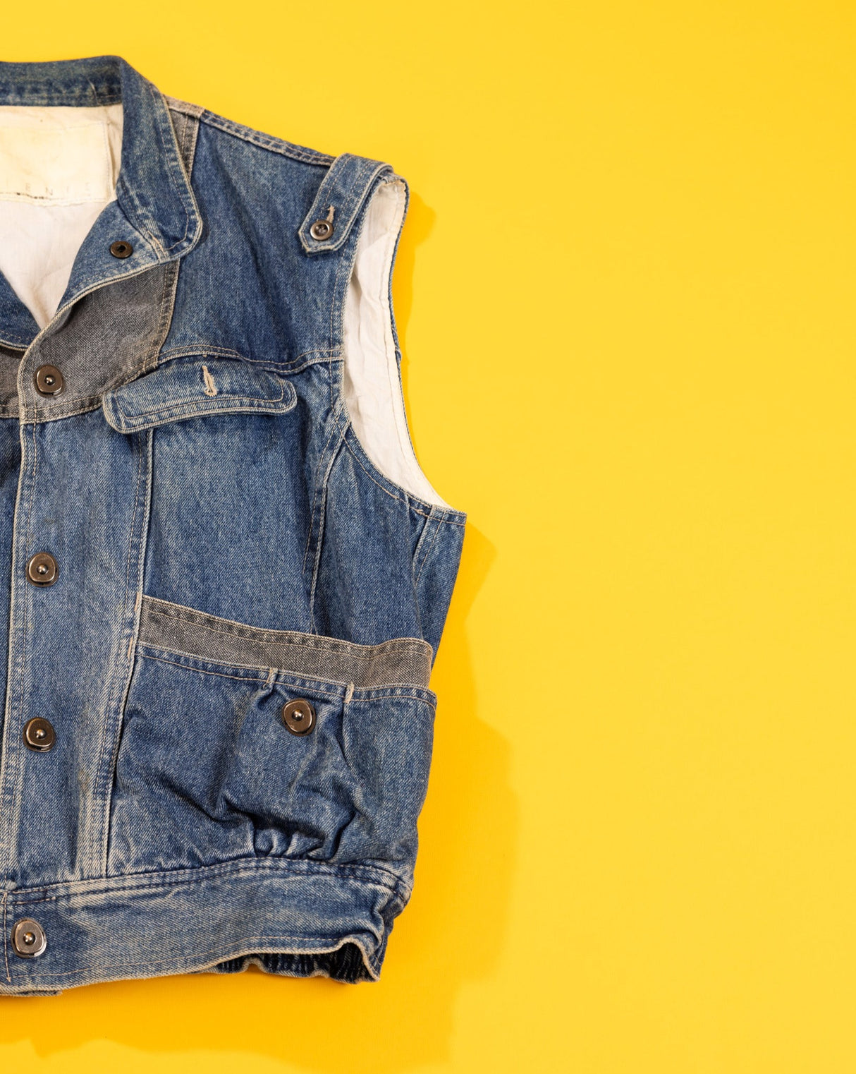 Vintage 80s Valente Denim Vest