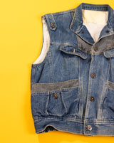 Vintage 80s Valente Denim Vest