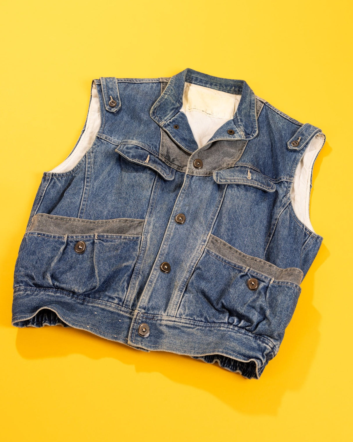 Vintage 80s Valente Denim Vest