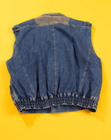 Vintage 80s Valente Denim Vest