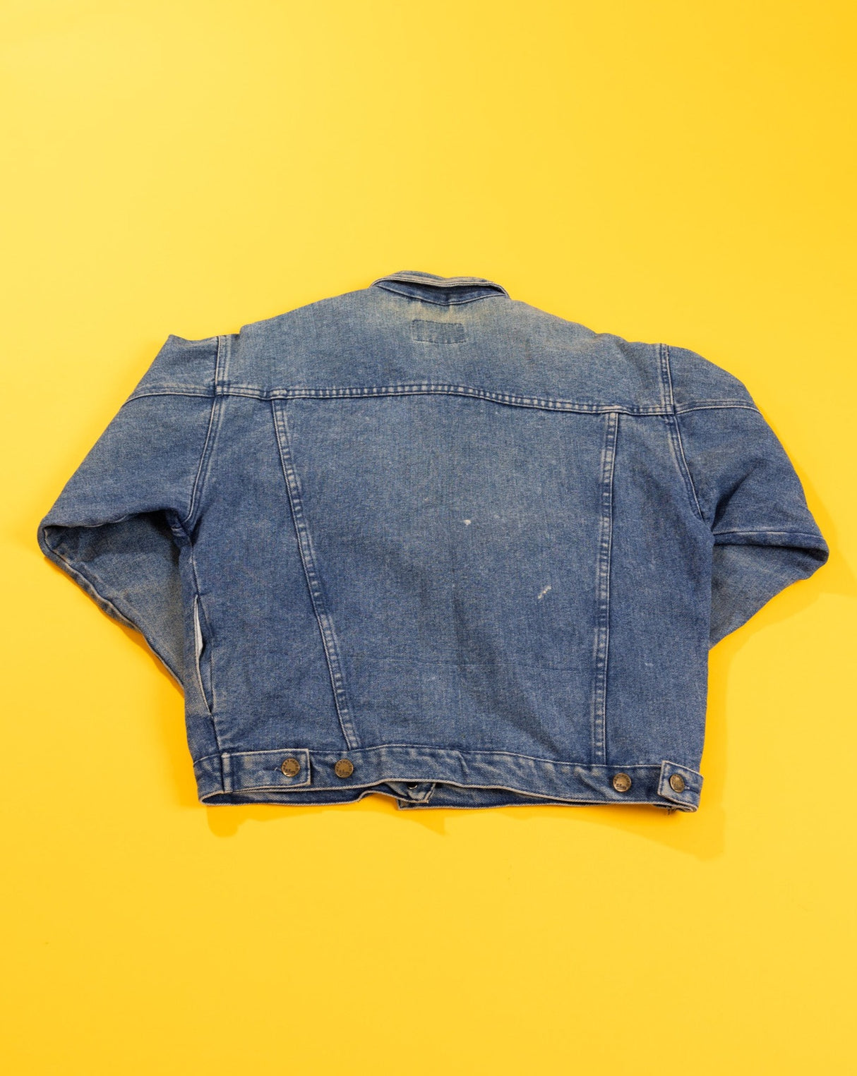 Vintage 80s Weathered Blues Denim Jacket