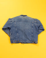 Vintage 80s Weathered Blues Denim Jacket