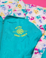 Vintage 80s Retro Candy World Custom Embroidered Windbreaker