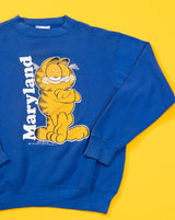 Vintage 80s Garfield Maryland Crewneck Sweater