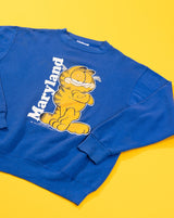 Vintage 80s Garfield Maryland Crewneck Sweater