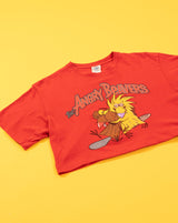 Vintage 90s Upcycled The Angry Beavers Crop Top