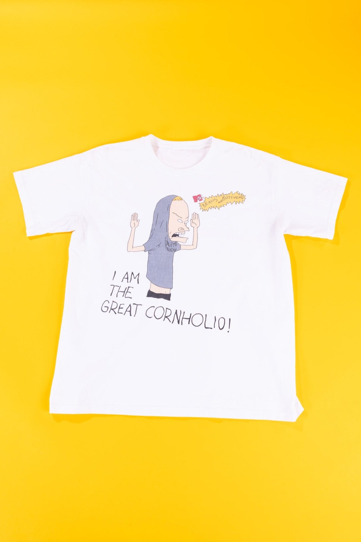 Vintage 90s MTV Beavis and Butt-head I Am the Great Cornholio! T-shirt