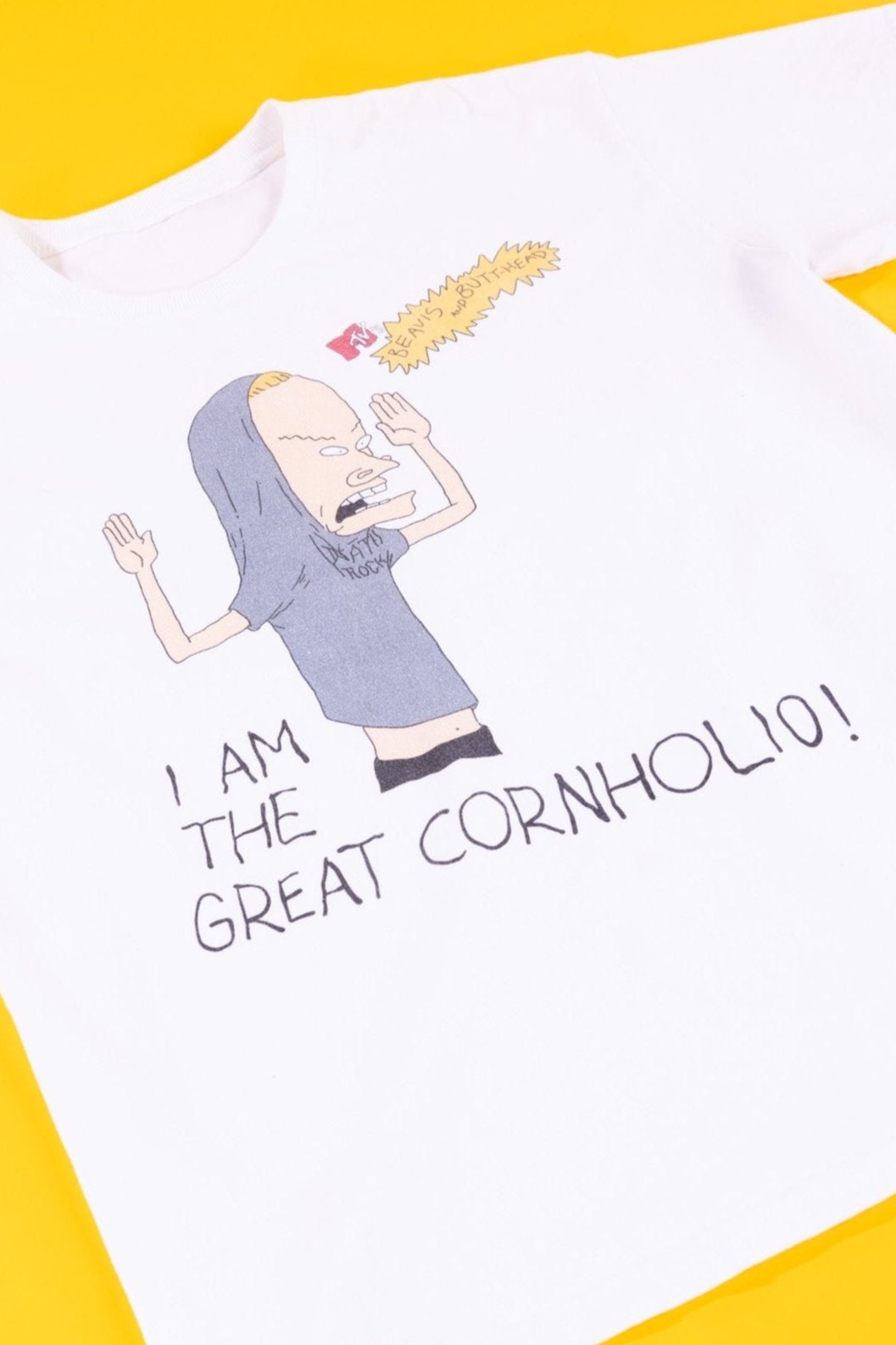 Vintage 90s MTV Beavis and Butt-head I Am the Great Cornholio! T-shirt