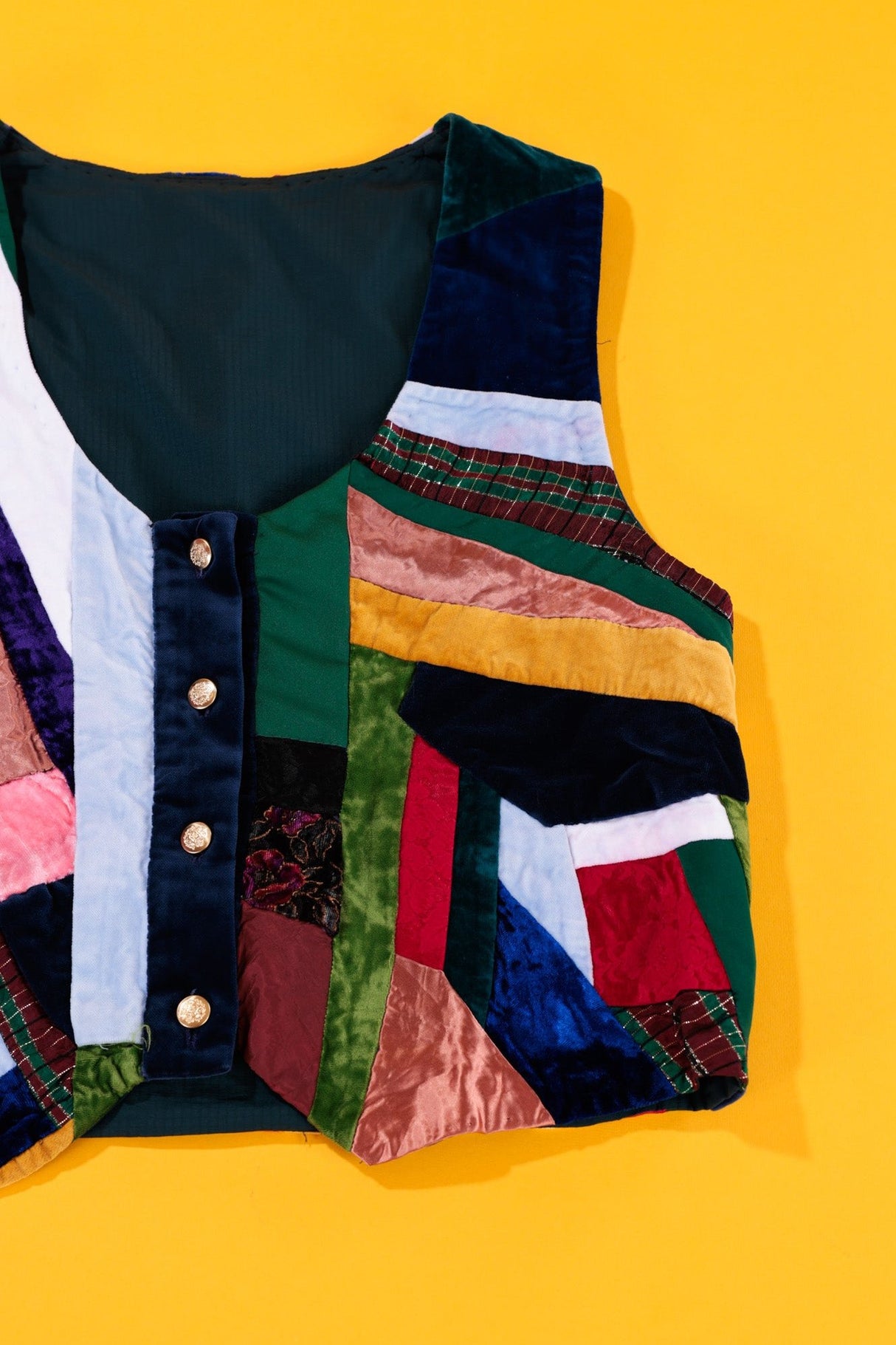 Vintage 80/90s Patchwork Vest