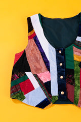 Vintage 80/90s Patchwork Vest