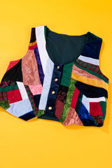 Vintage 80/90s Patchwork Vest