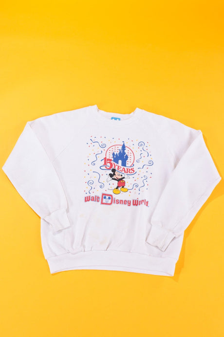 Vintage 1986 Walt Disney World 15 Year Celebration Crewneck Sweater